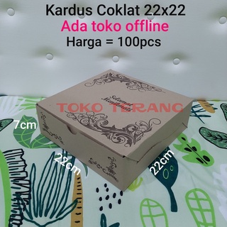 

Kardus coklat 22x22 kardus nasi coklat motif