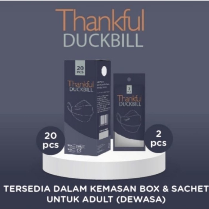 Termurah!! Thankful Duckbill Sachet isi 2 (GARANSI ORI 100%)