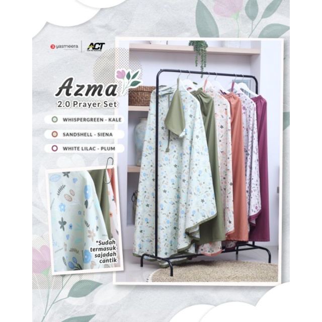[HAFIAHIJAB] AZMA PRAYER SET 2.0 by YASMEERA