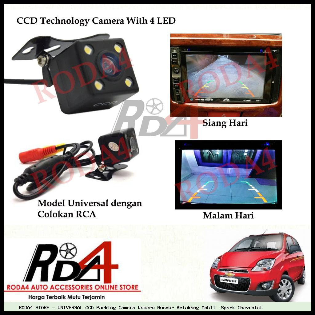 UNIVERSAL CCD Parking Camera Kamera Mundur Belakang Mobil  Spark Chevrolet