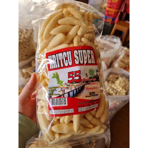 

Kerupuk keritcu kritcu super khas bangka-250gr