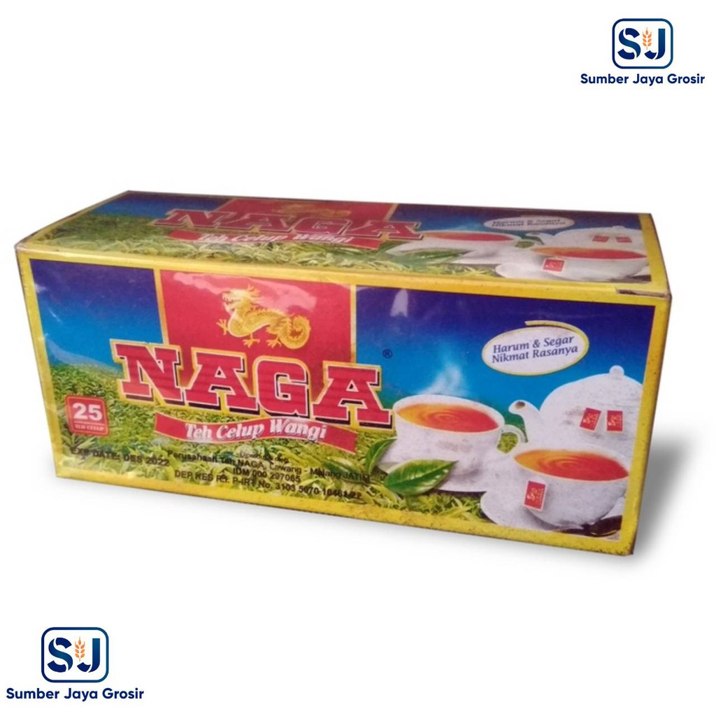 

TEH CELUP CAP NAGA KHAS MALANG / BLACK TEA AROMATIC (25 TEA BAG)