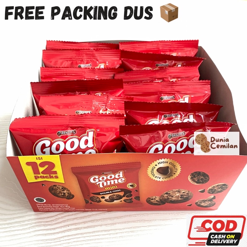 [TERMURAH!] Goodtime MINI 1 Pak (12X18gr) - Good Time Cookies Double Choco