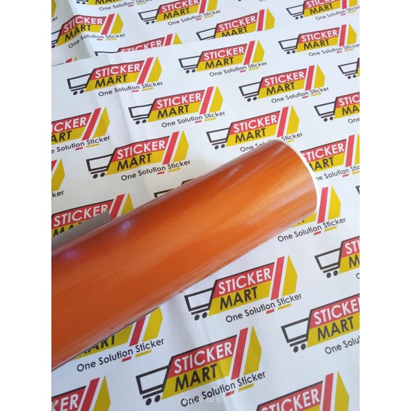 Sticker Stiker Vinyl Motor Glossy lebar 45cm Nut Brown