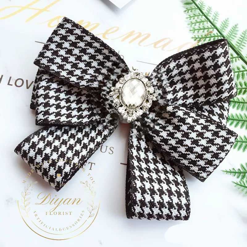 pita hias aplikasi dekorasi korean ribbon brooch