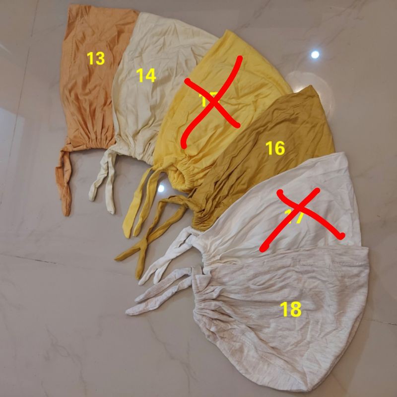 Inner Basic Turki Ciput Kaos Arab Tali Turkey