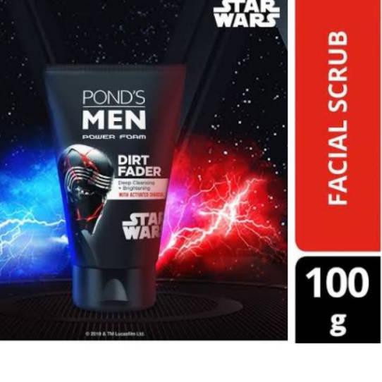 YMA Ponds Men Dirt Fader Sabun Muka [100 g] Pond's Facial Scrub Edisi Star Wars terbaru