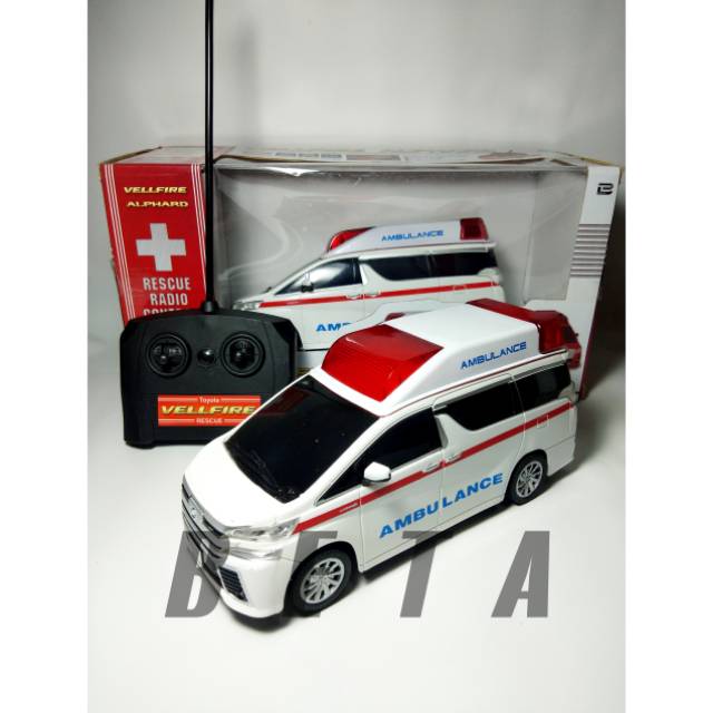 Mobil Remote Control Alphard Ambulance dan Pemadam kebakaran hadiah anak laki-laki rc alphard