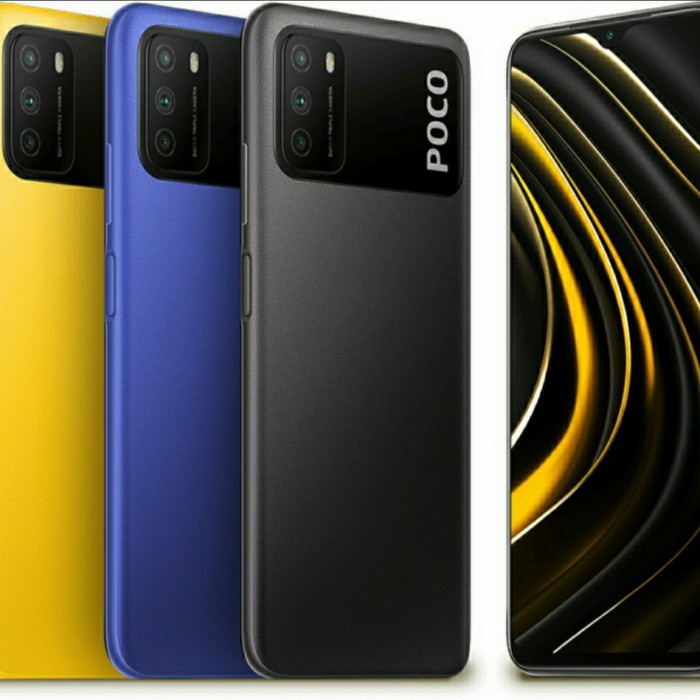 HP XIAOMI POCO M3 4/64 GB - XIOMI MI POCO M3 RAM 4GB ROM 64GB RESMI