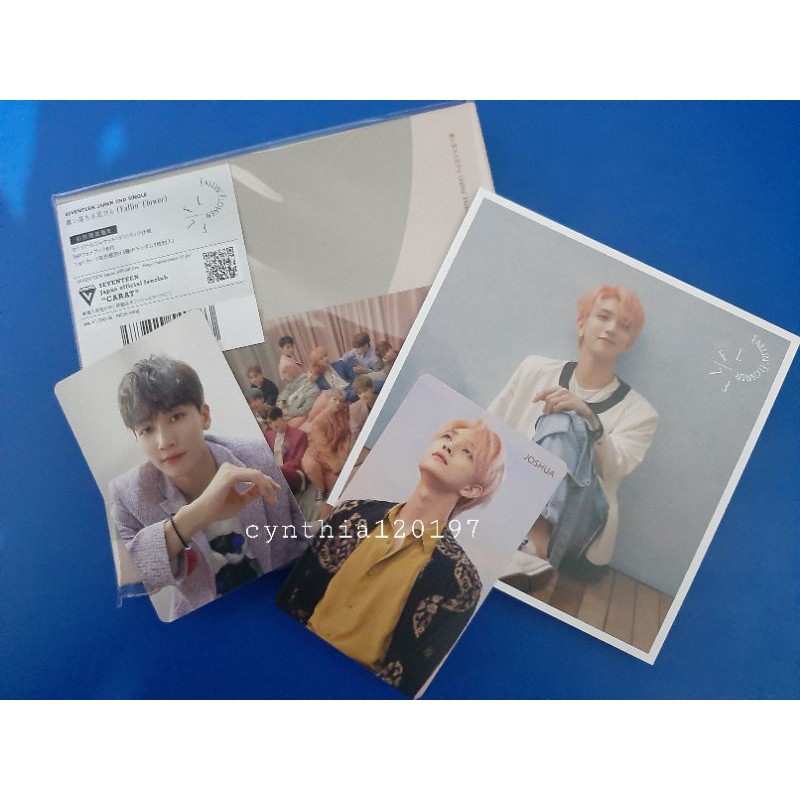 Seventeen Fallin Flower Flfl Album B Vers with Jeonghan Photocard PC & HMV Joshua