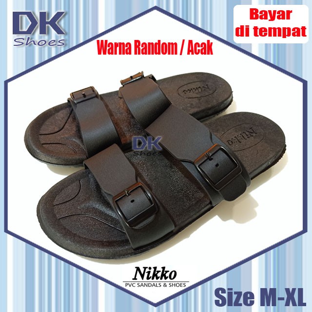 Nikko Sandal M-XL Ban2 / Sandal Laki Selop Karet Murah / Sandal Tahan Air / Sandal Kekinian