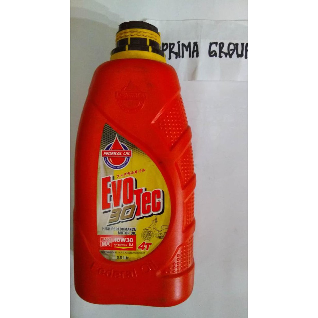Sale Oli Federal Evotec 30 4T 10W-30 0.8L Murah