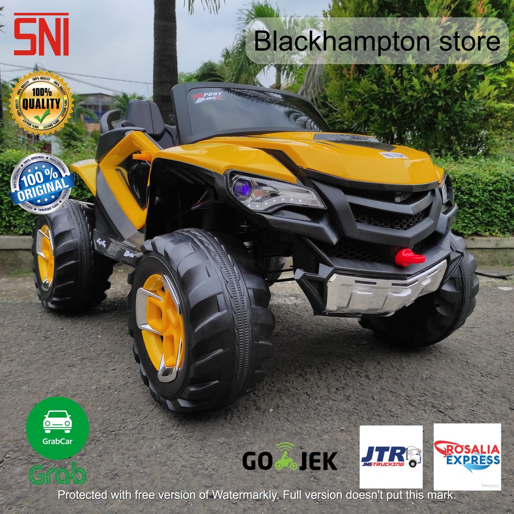 Mobil Aki Mainan Anak Jeep Buggy Ban Karet