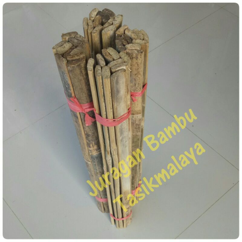 Bambu Bilah 30cm - 150cm, Bambu Ajir, Bambu Turus, Bambu Belah Belahan Tiang Penyangga Tanaman