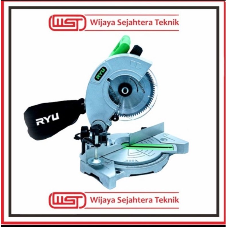 RYU rms 180 Mesin Potong alumunium kayu mitre saw 7" miter saw 7 inch