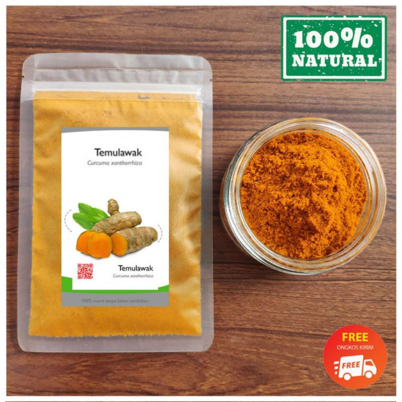 

BUBUK TEMULAWAK 250 g Serbuk Temu Lawak Curcuma xanthorrhiza Powder Grade A Ready Stock