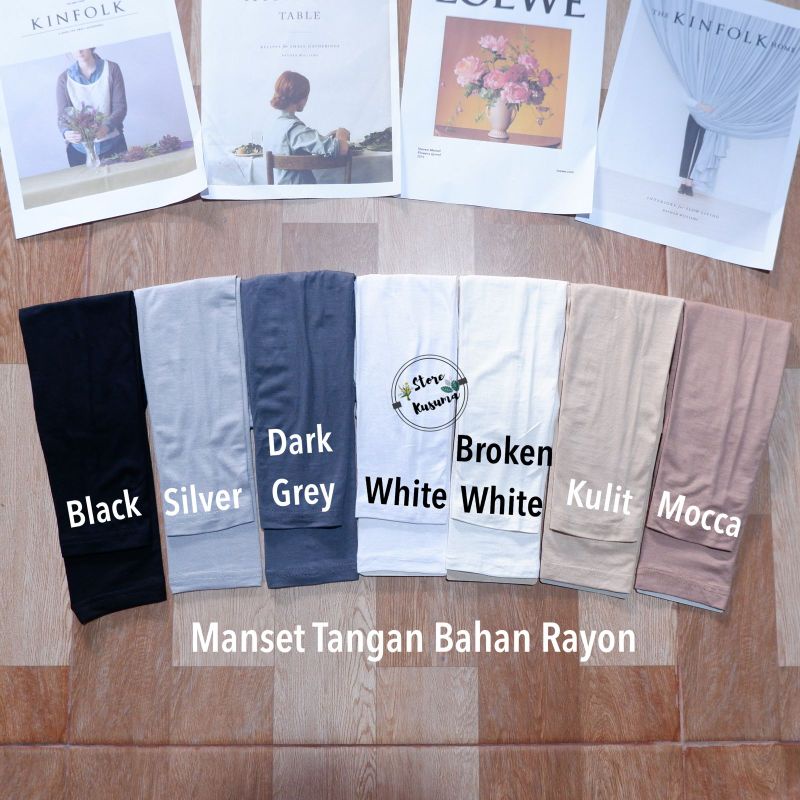 Manset Tangan Rayon - Manset Lengan Bahan Rayon Super Adem