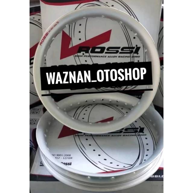 VELG ROSSI 185 215 U SHAPE WARNA SILVER
