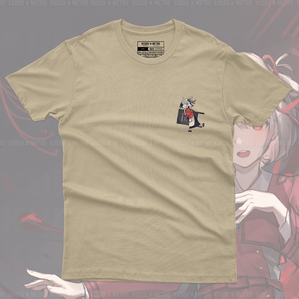 Tshirt Chisato Nishikigi Cream Anime Manga Lycoris Recoil Character Premium Unisex