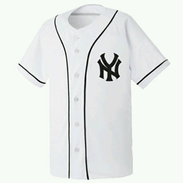 Baju Jersey hip hop putih custom