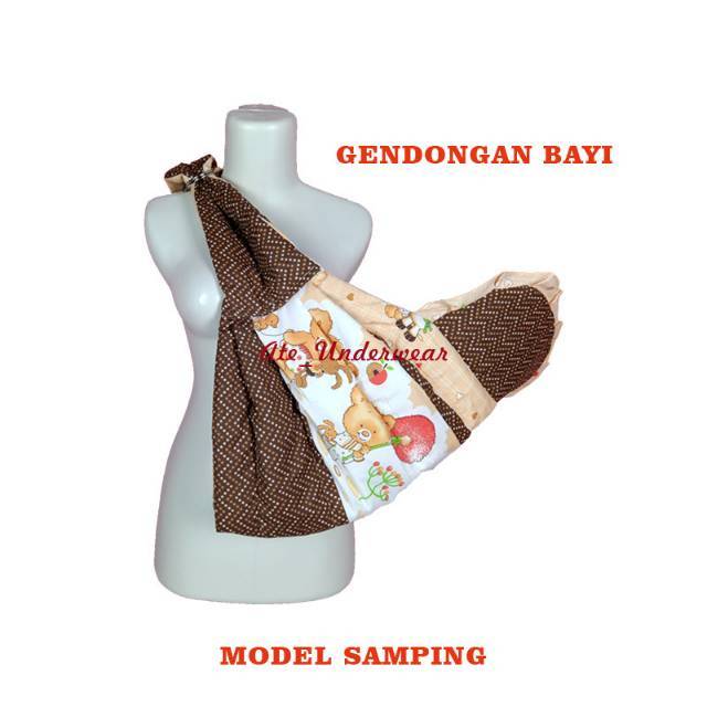 AT133-Gendongan Bayi Pinggir Besar/Alat gendong bayi model samping