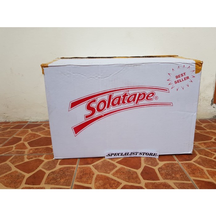 

perekat-pengikat- lakban bening & coklat 45 mm x 100 yard full berkualitas - cokelat -pengikat-