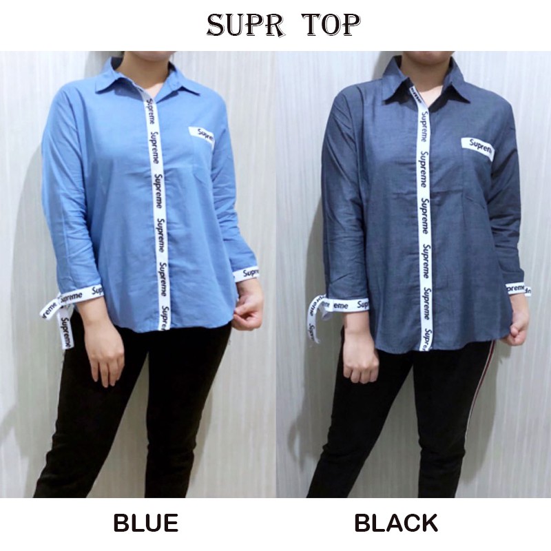 SUPR TOP - Atasan Blouse Modern Wanita Premium HQ