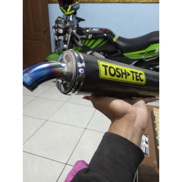 Tostec Yasuni Tyga DBS Arrow silincer knalpot karbon kevlar original ninja r rr