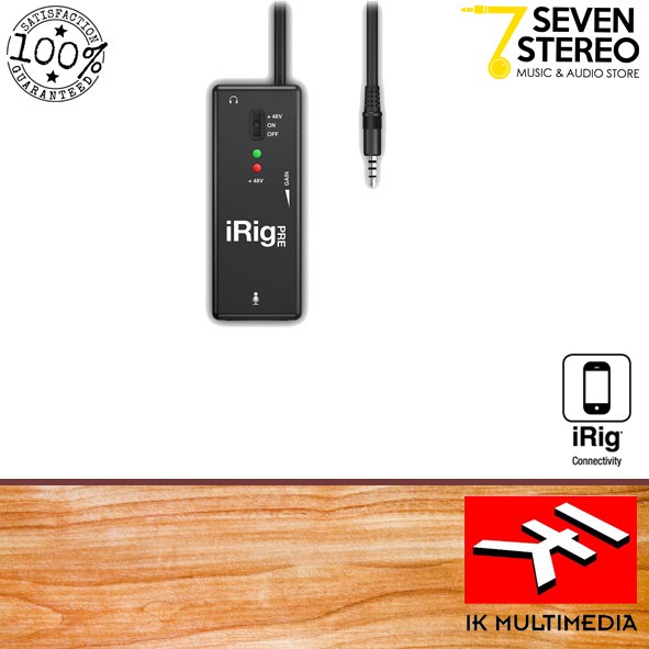 IK Multimedia IRig PRE Microphone Interface