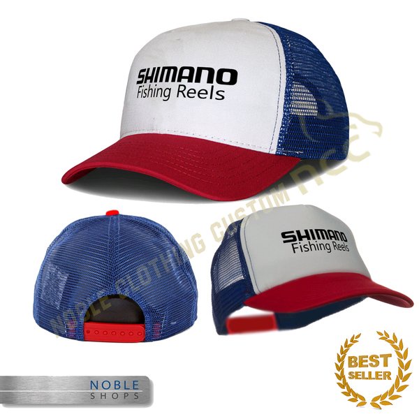 TOPI JARING TRUCKER HAT SHIMANO MANCING PANCING V01 LOGO SIMBOL IKON AA0009  NCC001