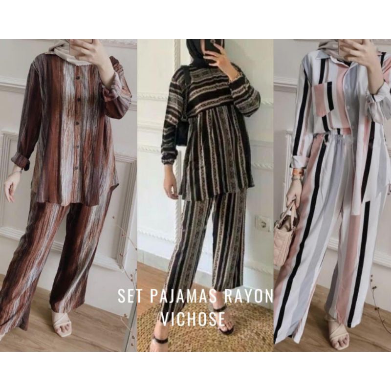 OMYRA ONE SET / KINAN LULU ESPANA LIVIA TARINA AVORA MADIA NACO ELINA ONE SET RAYON TIE DYE-1