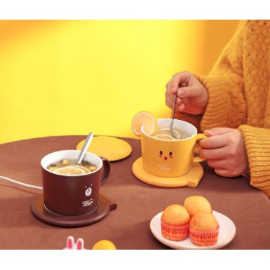 Gelas Penghangat/1Set gelas dan penghangat/penghangat USB