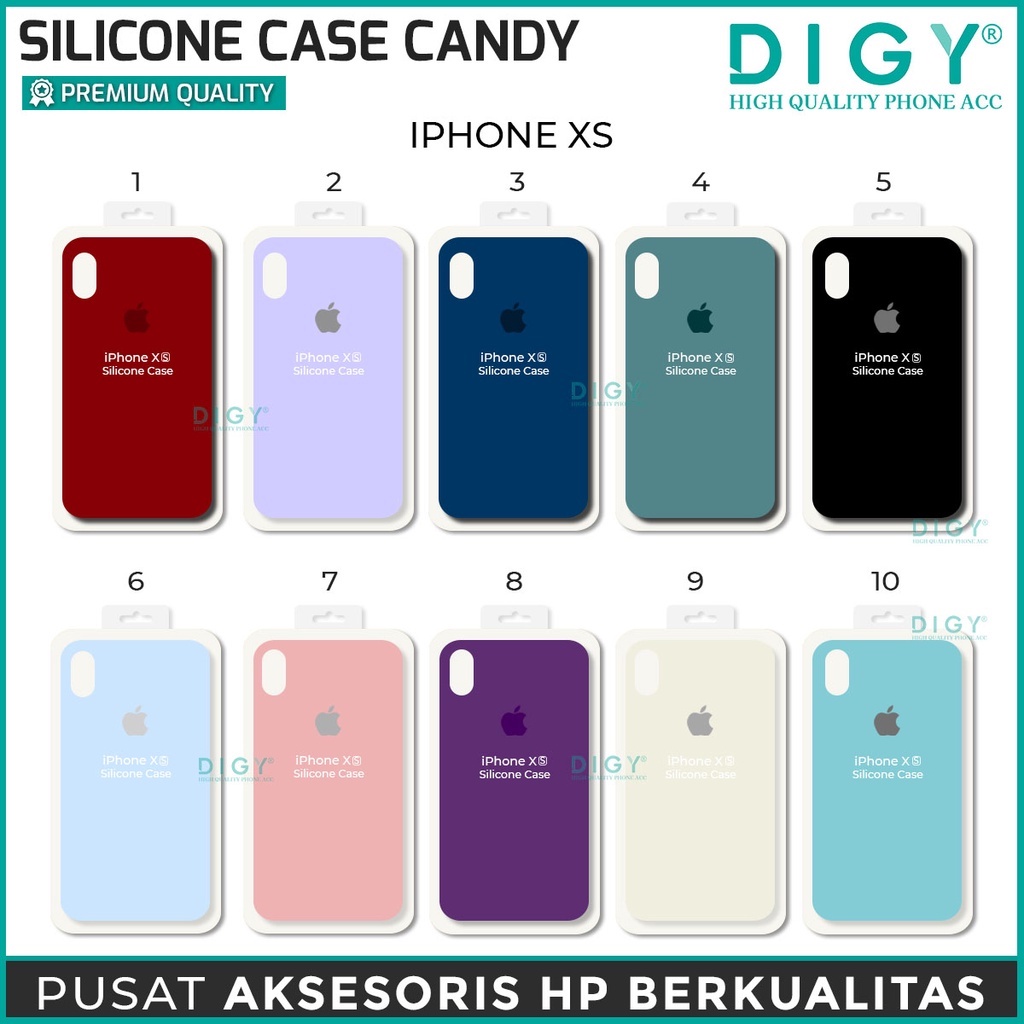 Premium Silicon Candy Soft Case Color Iphone 6 6 PLUS  7 8 7 8 PLUS X XS  XR XS MAX casing polos