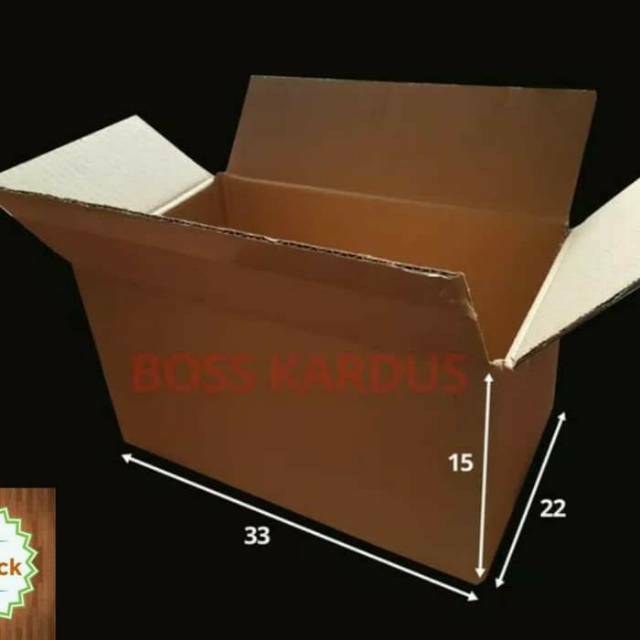 

Kardus Dus Box Karton Kerdus 33x22x15 Medium Sedang Packing Pindahan Kemasan MIN 10PCS