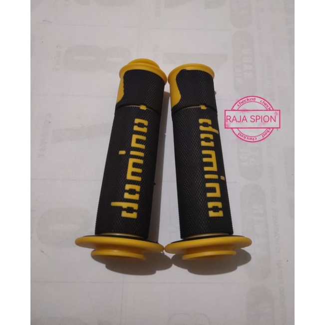 handgrip domino stamp/handgrip domino/hanvat domino/pegangan gas motor/hanvat domino garis