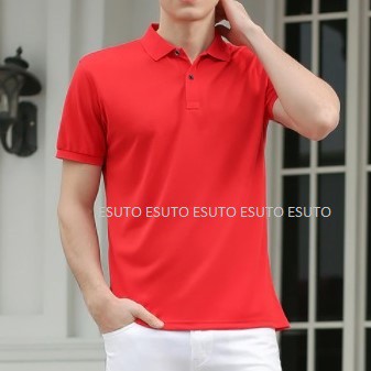 KAOS POLO SHIRT KERAH BAJU PRIA POLOS WARNA HITAM PUTIH COKLAT KUNING MERAH ABU BIRU HIJAU ORANGE PINK LILAC UNGU NAVY MAROON PASTEL CREAM CREAM LILAC