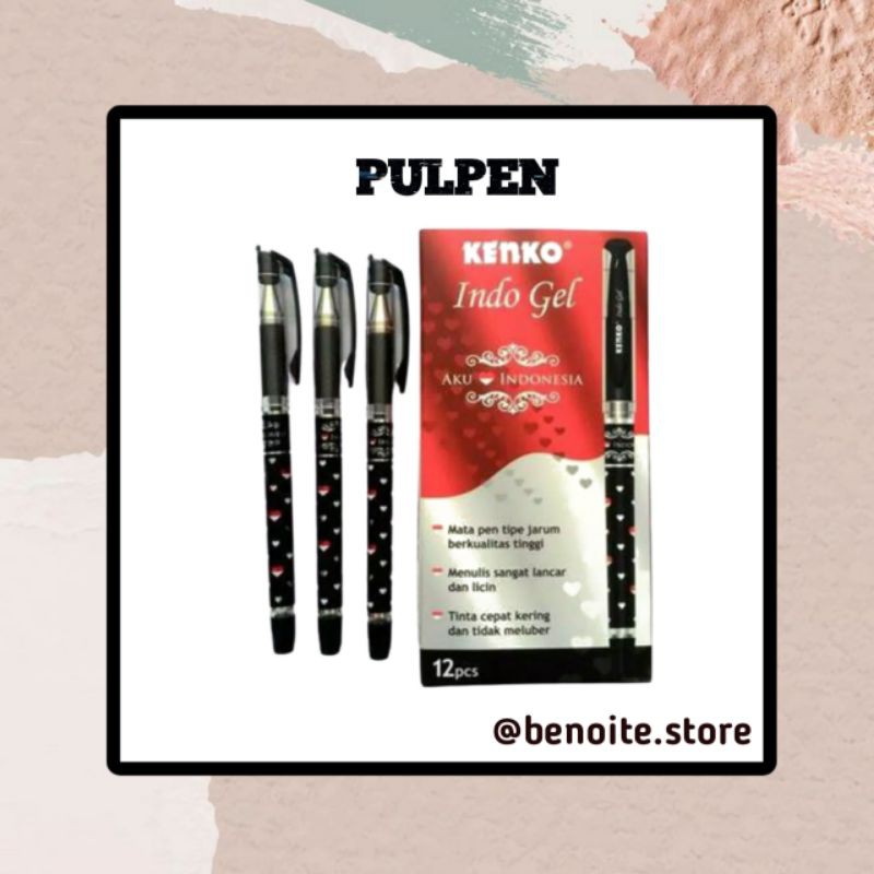 

pulpen kenko indo gel