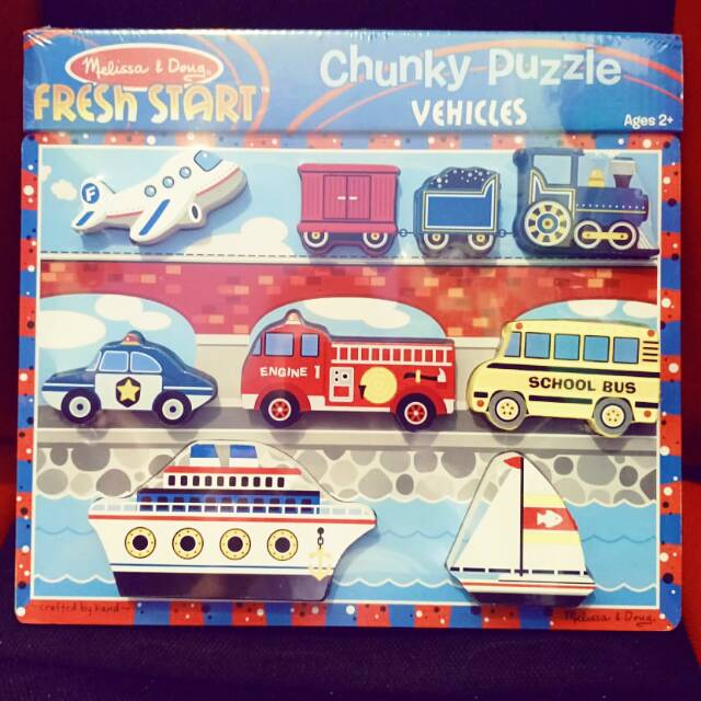 Chunky Puzzle Vehicle by Melissa & doug