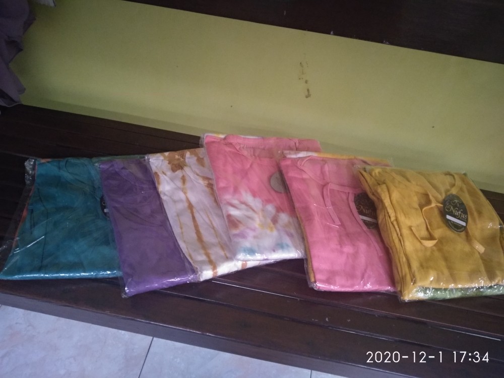 Gamismurah/gamis Kaos Lapis/original Batik Nufus