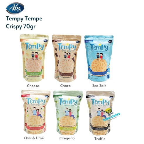 Abe Food Tempy Tempe Crispy NO MSG / Snack Anak Sehat / Keripik Tempe