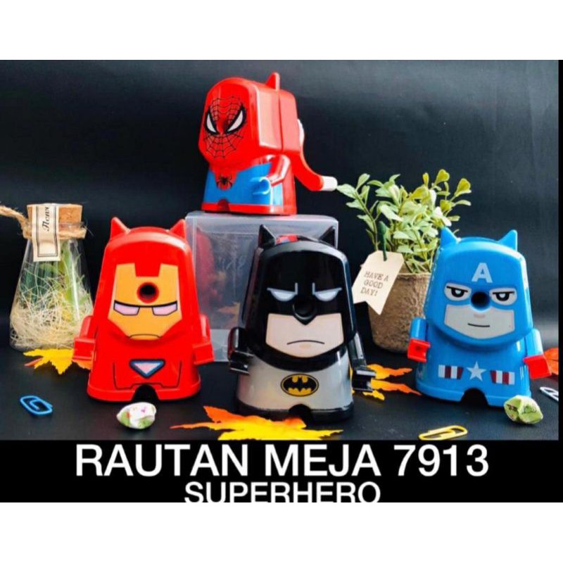 

RAUTAN MEJA/PUTAR SUPERHERO