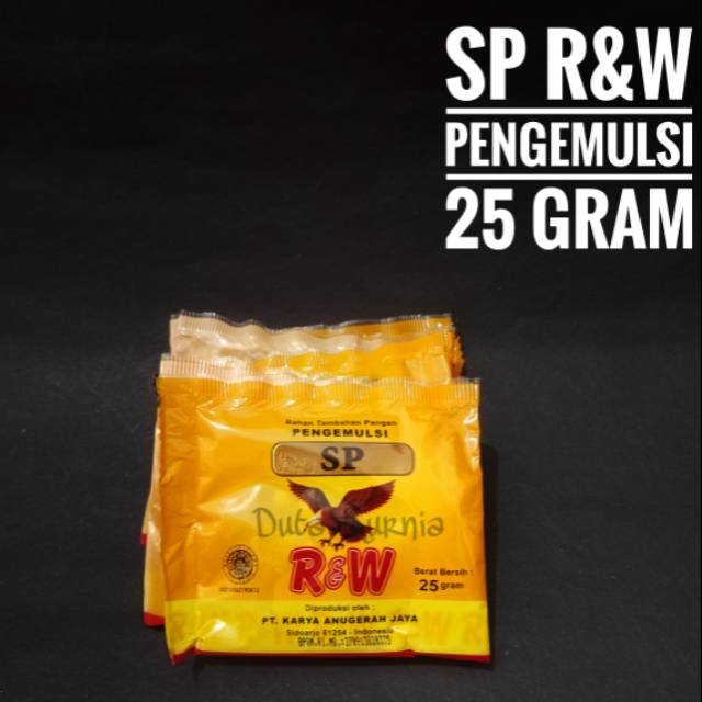 Bahan Kue SP Emulsifier Pengemulsi Cake Rajawali R&amp;W RW Bahan Tambahan Ovalet TBM