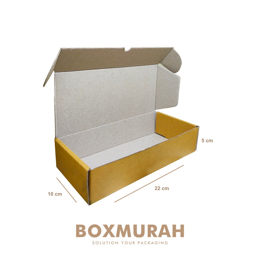 

Kardus / Box Brownis - Uk. 22 x 10 x 5 cm - Bervarian Warna