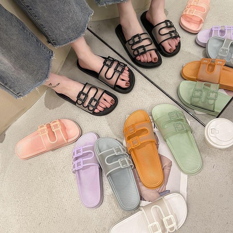 12.12 SALE Jesslyn - Sandal Selop Jelly Import WILLONA N202 / Sandal Jelly Wanita-1