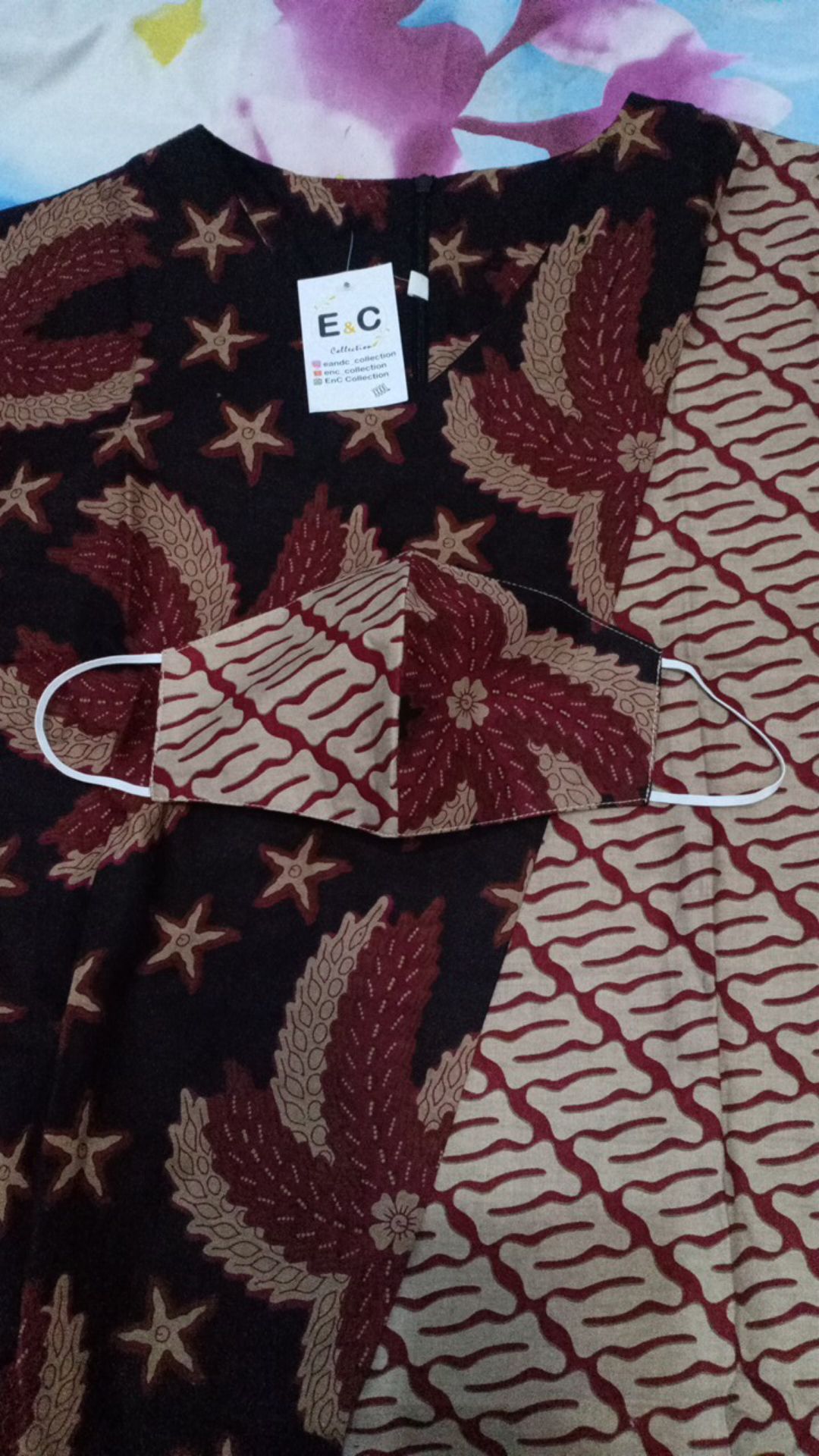 Couple Batik Bintang Parang - Blouse Batik Wanita - Atasan Batik - Hem Pria S-m-l-xl-xxl-3l-4l-5l