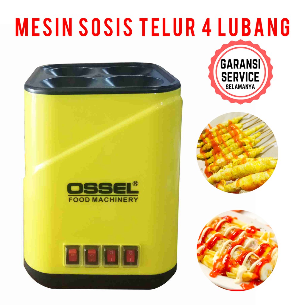 Mesin Sosis Telur 4 Lubang (Sostel) OSSEL