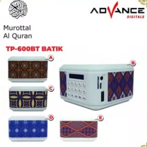 Advance TP-600BT Speaker Portable Bluetooth Murottal Al Quran Plus Memory Card 16GB