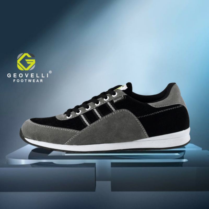 GVL GEOVELLI Sepatu Sneakers Pria Casual Sepatu Olahraga Kasual Pria Liar Bernapas Suede K-0175