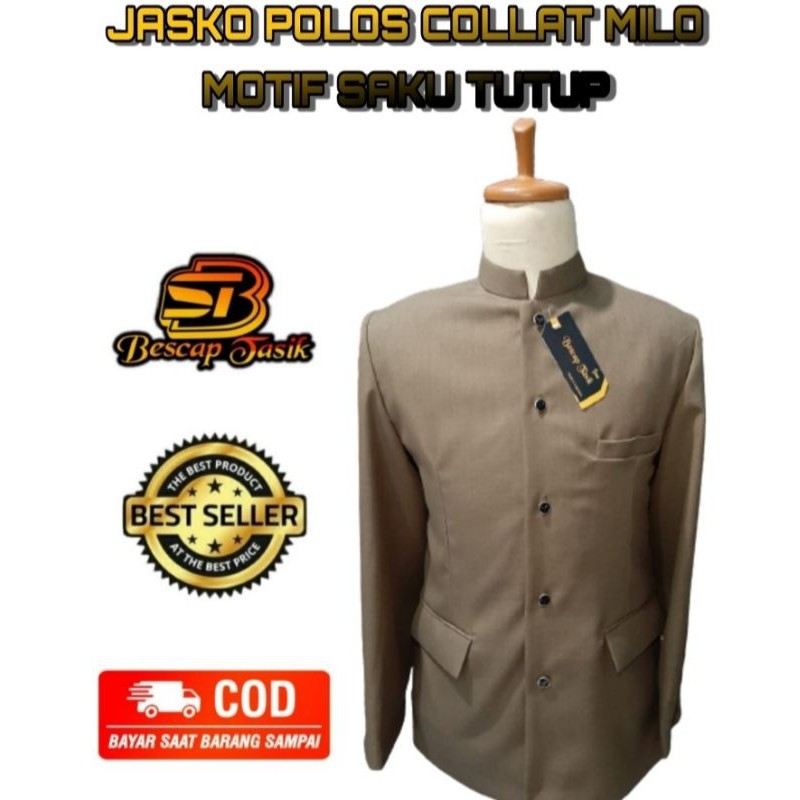 Jasko polos,Jasko saku tutup,Jas Koko,baju Koko,Koko,Jasko Muslim,Jasko modern wool Novus,Jasko pria