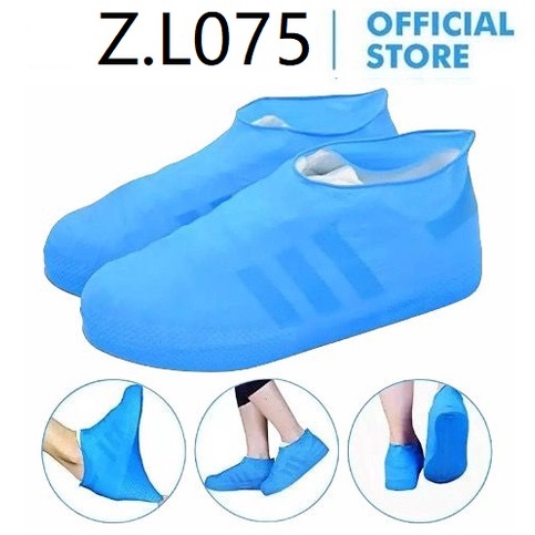 ASIN829 -Silicone Anti Air Sarung Pelindung Waterproof Silikon Shoes boots sendal kaki J217